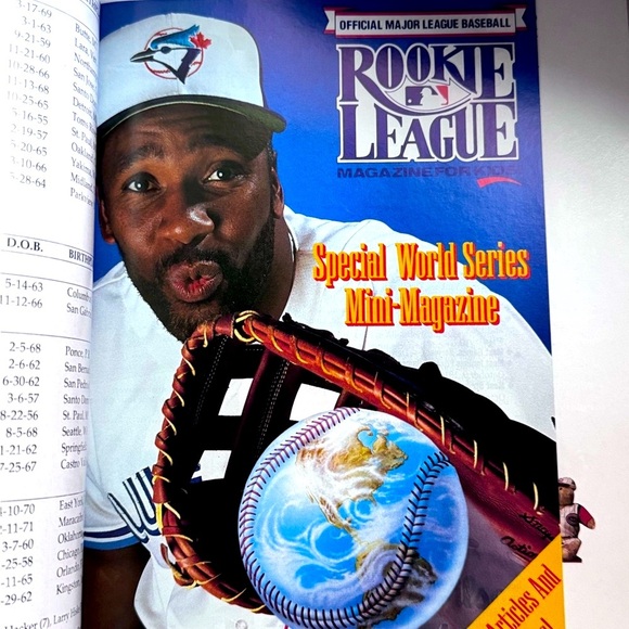 ⚾️ Vintage Pristine 1993 Blue Jays Official Souvenir World Series Scorebook ⚾️ - Picture 9 of 15